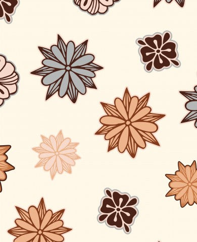 Waterproof fabric floral vector