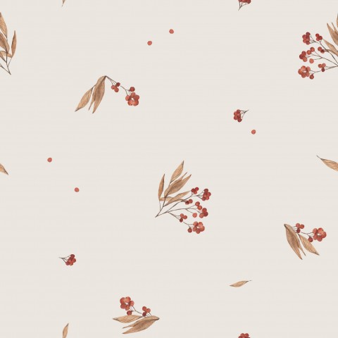 Baies et feuilles rouges SoftShell