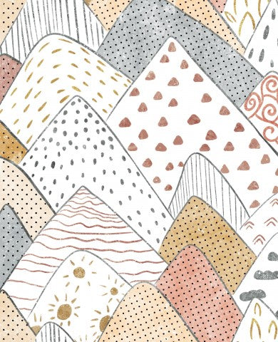 SoftShell hand drawn mountains