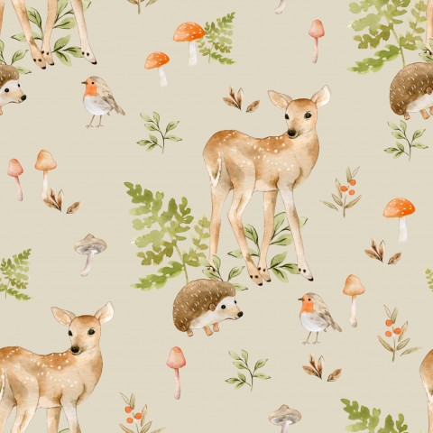 SoftShell deer and mushrooms