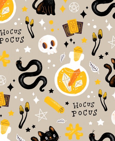 Beige Canvas Baumwolle von Hocus Pocus - natürliche Schönheit für Dein nächstes Projekt: Baumwoll-Canvas-Stoff in 100% Baumwolle, ideal für Nähe und Kunsthandw