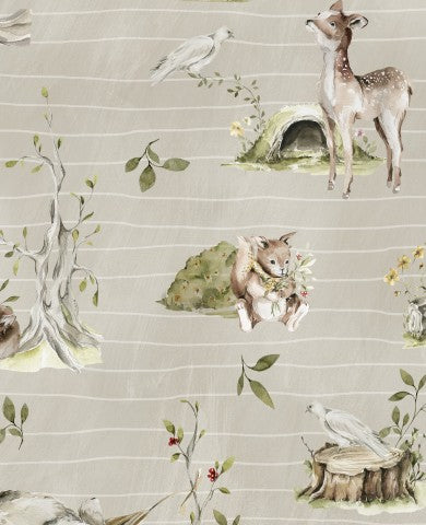 Jersey wallpaper with animals and birds on it