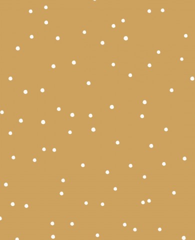 Muslin a brown background with white dots