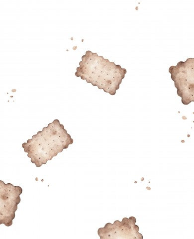 Panama crackers on a white background
