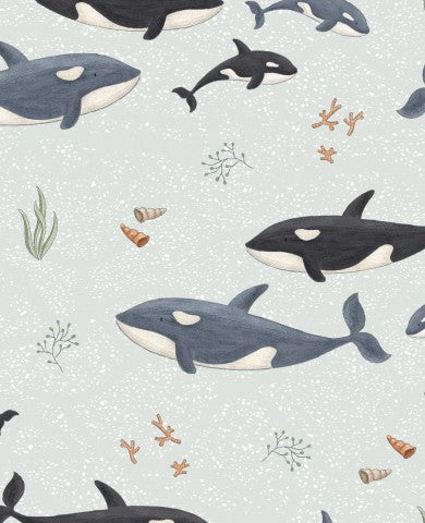 Panama patterns of killer whales and other sea creatures