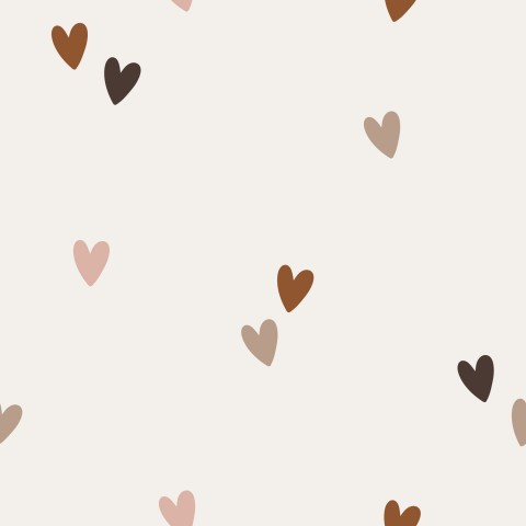 Jersey a pattern of hearts on a white background