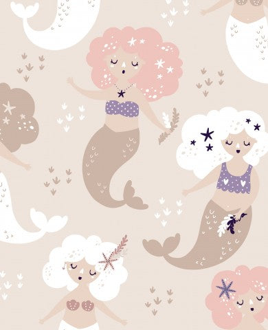 Sirènes mignonnes en mousseline