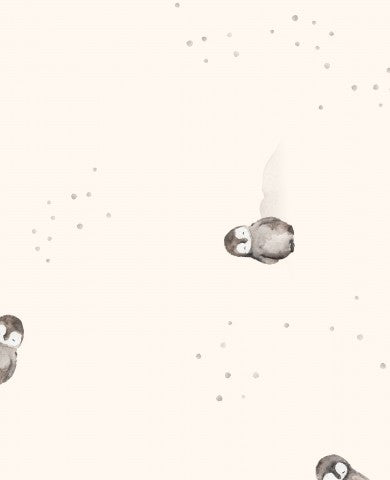 Wasserdichter Stoff Pinguine im Schnee