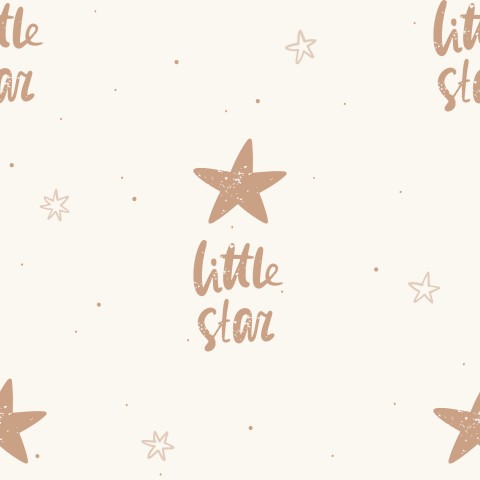 Muslin with the words “little star” on it