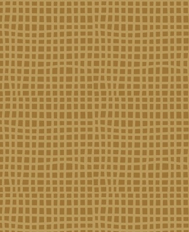 Muselina con fondo de tela a cuadros de color marrón claro.