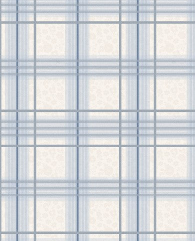 Satin Baumwolle einen blau-weiß karierten Stoffhintergrund