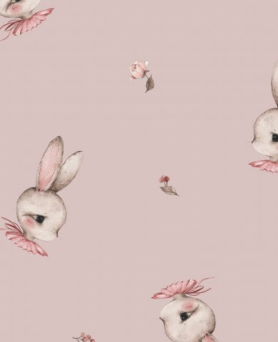 Stylish Canvas Baumwolle Lady Bunny 30 Blumen - 100% Baumwoll-Stoff für Damenmode, ideal zum nähen von Kleidern, Röcken und mehr. Viele Blumenmuster in warmen