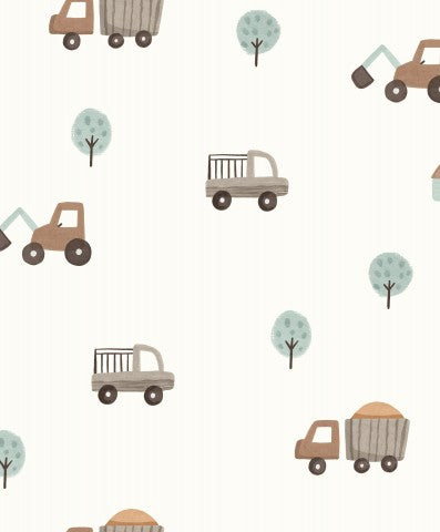 Jersey Lastwagen und Bäumen