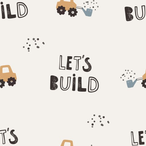 Jersey with the words “Let’s build”