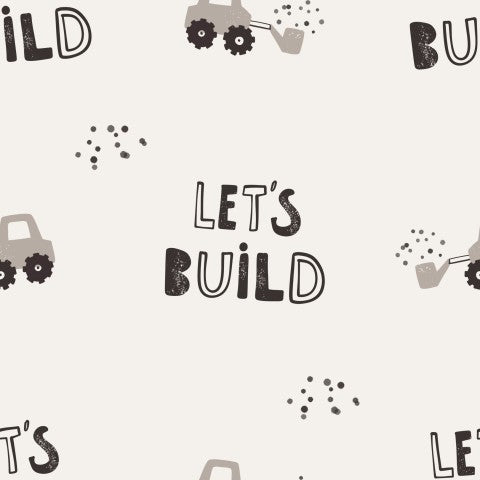 French Terry with the words “Let’s build”