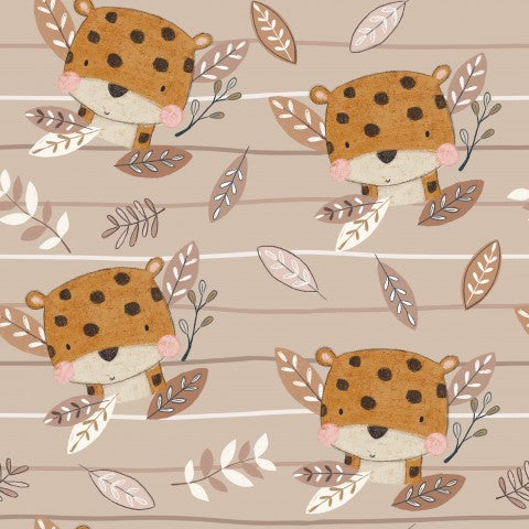 Jersey Leoparden und Blättern