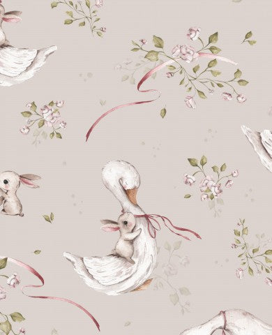 Jersey Enten und Blumen