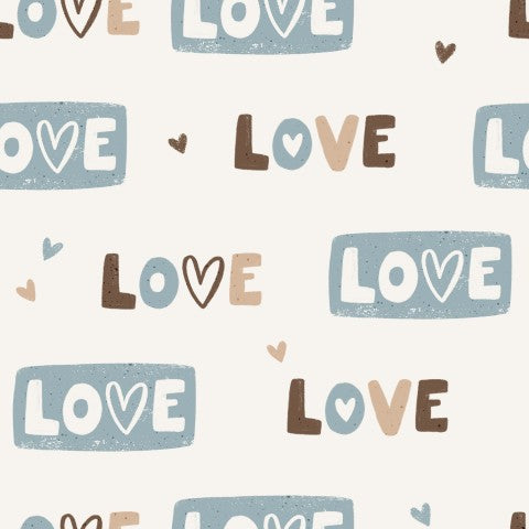 Crea il tuo design con Canvas Cotton Love Blue, un tessuto di cotone luminoso e morbido, ideale per progetti patchwork e K personalizzati