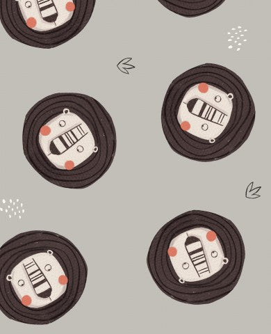 French Terry a cute animal vector