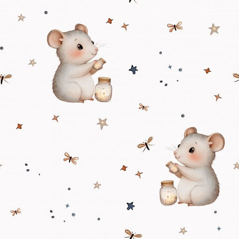 Magic Hamster: Bomuldslærredsstof i metermål til syning - Ubetinget kærlighed til klip og syning! Bomuldslærred til innovative designs, ideelt til håndværk