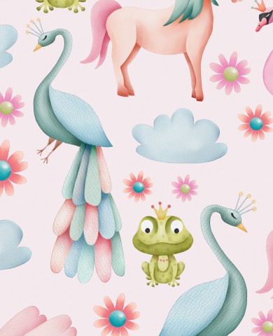 SoftShell eenhoorns, vogels en bloemen