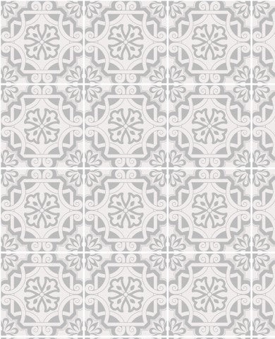 French Terry, un motif de carreaux gris et blancs