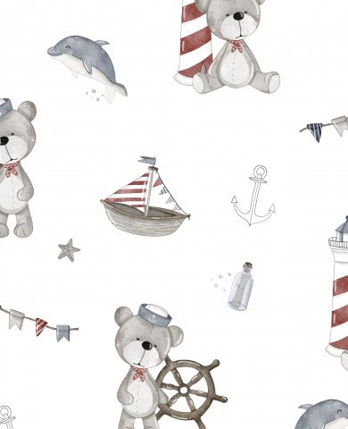 Panama Teddy Bears and Ship