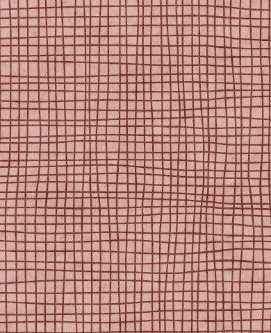 Satin cotton a pink and brown fabric with a grid pattern