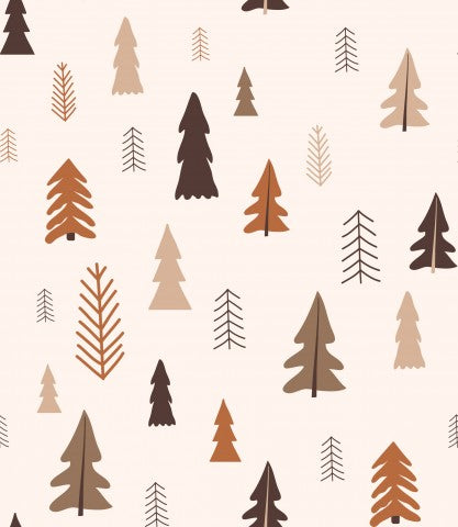 Nähere dich dem natürlichen Wald mit unseren minimalistischen Baumwoll-Canvas-Meternwaren - ideal für alle Näherinnen und Näher!