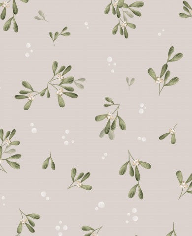 SoftShell green leaves and mistletoe