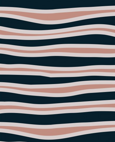 SoftShell a black and pink striped background with waves