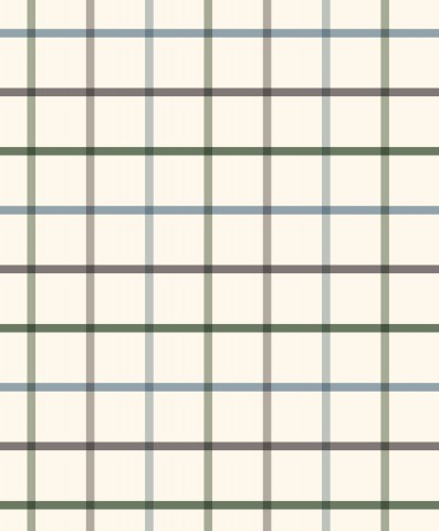 Muslin a green-blue-white checked fabric