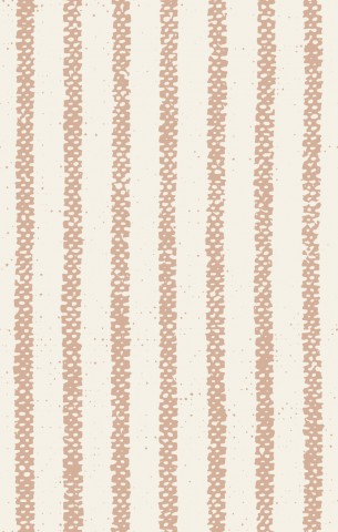 Satin cotton beige and white striped wallpaper