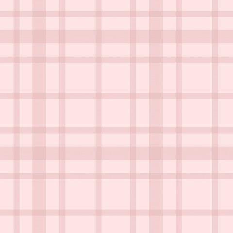 Jersey con fondo de tela a cuadros rosa y blanco