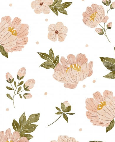 Fleurs et feuilles roses SoftShell