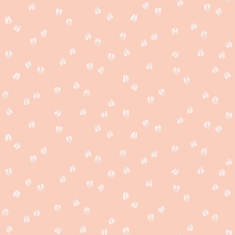 Bunte Baumwolle-Canvas-Stoffe in Rose-Tönen - ideal für Ihre nächste Näherei! Piggy Footprints-Designs in verschiedenen Farben und Mustern zum Tragen oder Vers