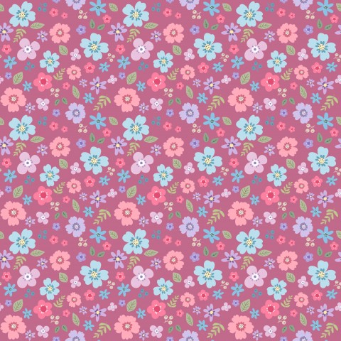 SoftShell floral pattern on a purple background