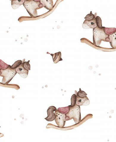 Muslin rocking horses