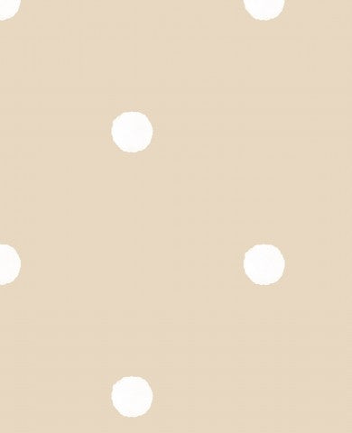 SoftShell a beige dotted fabric with white dots