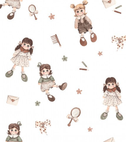 Waterproof fabric dolls and accessories