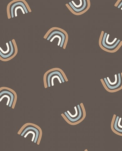 Panama Regenbögen auf braunem Hintergrund