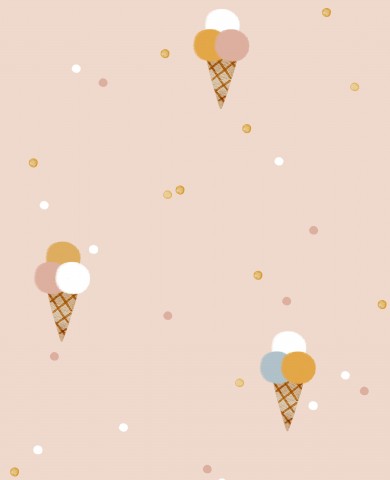 Panama l'immagine di un cono gelato su uno sfondo rosa