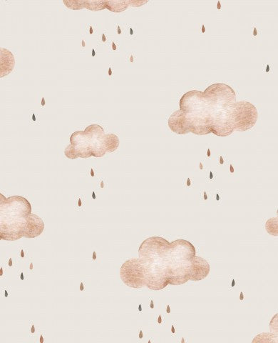 Jersey Wolken und Regentropfen