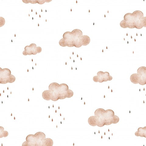 Nähen Sie Ihre Träume wahr: Canvas Baumwolle Regenwolken klein - weiche, atmende Textilien für innovative Kleidung und Accessoires. Meterware zum nähen, ideal