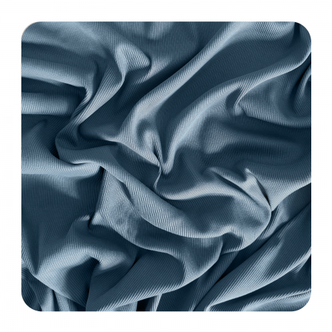 Rib Jersey Dusty Blue