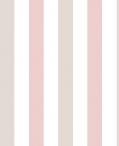 Panama a striped wallpaper with pink and white stripes