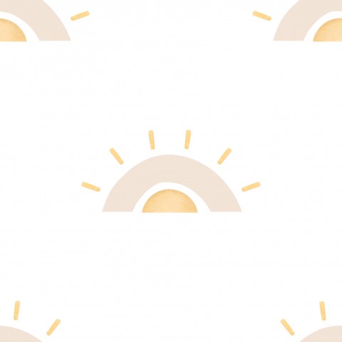 Musselin Sonne auf weißem Hintergrund