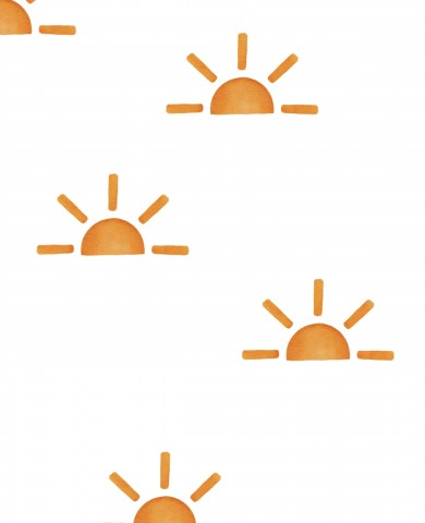 Waterproof fabric suns on white background