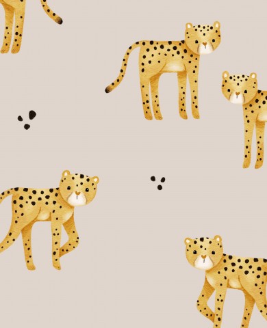 Nähen Sie Ihre Träume wahr - mit unseren exotischen Stoffen! Baumwolle in Safari-Design mit Cheetah und Schwäne: einzigartige Muster für Ihre nächsten Projekte