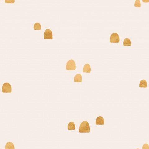 SoftShell golden dots on white background